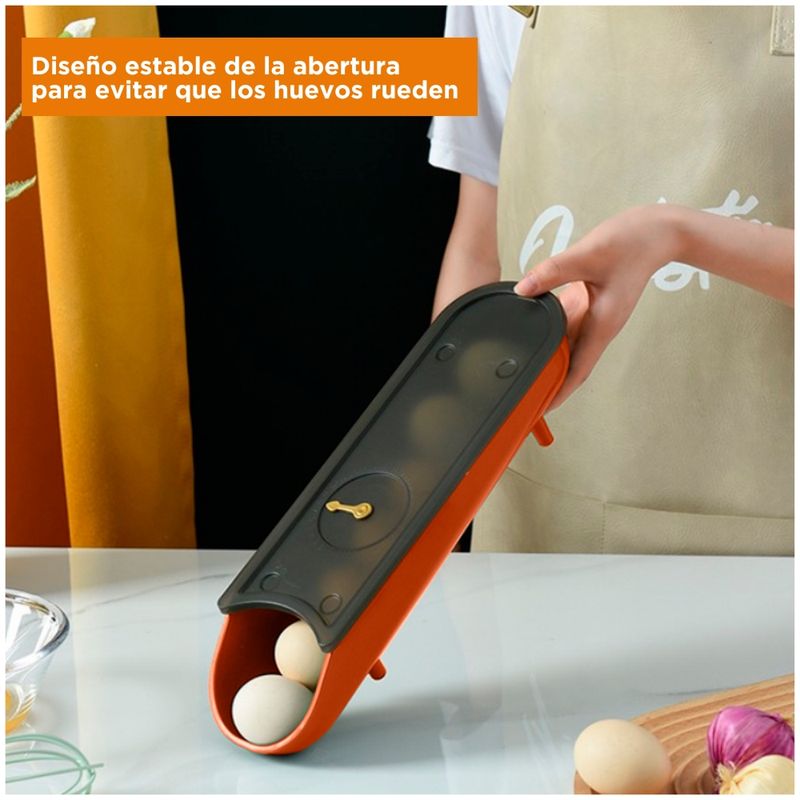 Organizador-Dispensador-Porta-Huevos-Naranja-D14