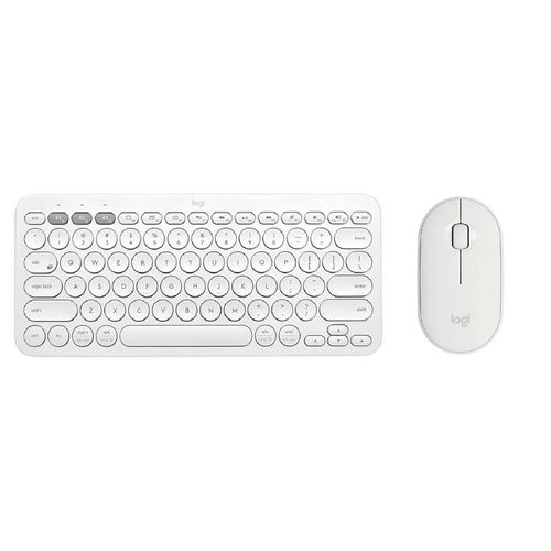 Kit Logitech Teclado K380 y Mouse M350S Bluetooth Blanco