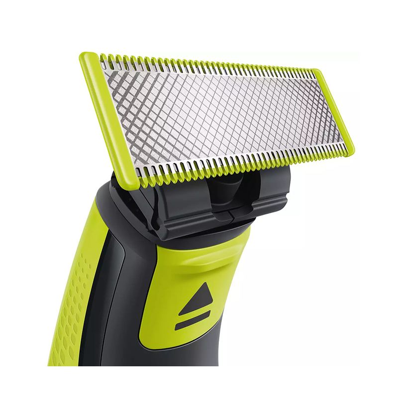 Afeitador-Philips-One-Blade-Inalambrica-QP2521-10-Negro-con-Verde-Oferta-