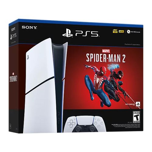 Consola Play Station 5 Edición Digital Incluye Juego Marvel Spider-Man 2