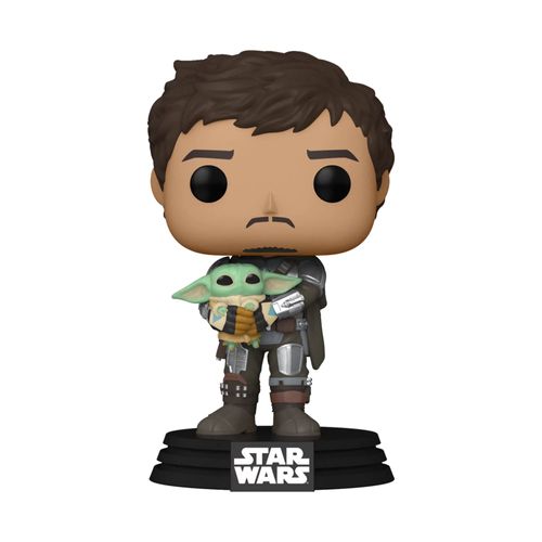 Funko POP! Star Wars The Mandalorian Din Djarrin con The Child Grogu