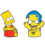 Packx2-Pines-Milhouse-y-Bart-Simpson-Tatoo