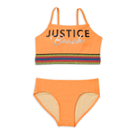 Ropa-De-Baño-Bikini-2-piezas-Para-Niña-Justice---Naranja---Talla-XS--5-6-