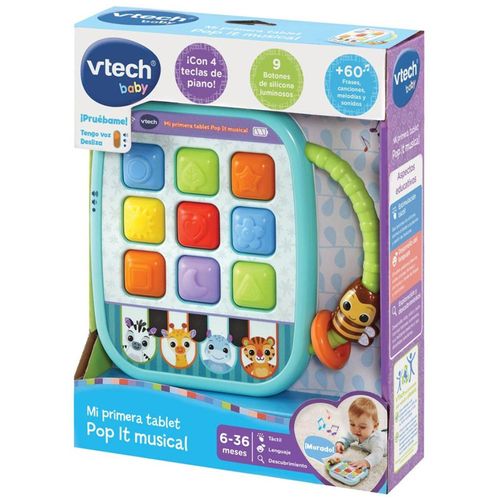 V-Tech Mi Primera Tablet Pop It Musical