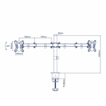 Rack-Soporte-Para-Monitor-Doble-Brazo-de-13-a-32-pulgadas