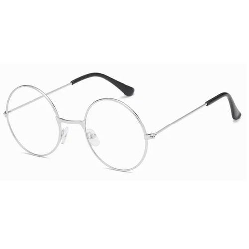 Montura de Lentes Redondo Tipo Harry Potter - Plateado