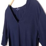 Blusa-Holgada-Azul-Tommy-Hilfiger-Mujer---Talla-M