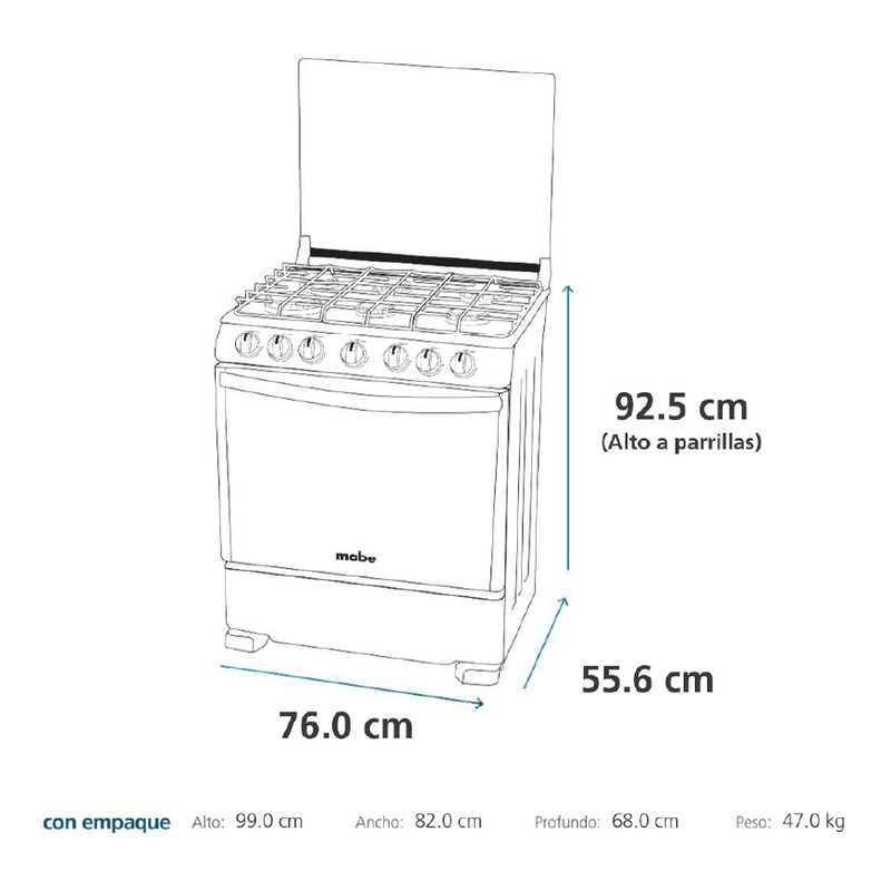 Cocina-Mabe-6Q---CMP7625FX0