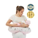 Almohada-de-lactancia-5-en-1-Rosado-Elefantitos-Maternelle