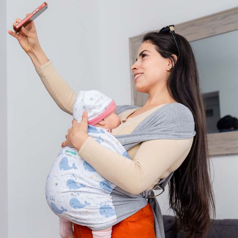 Fular Prearmado Fular Para Dar Pecho Fular Ergonómico Melange