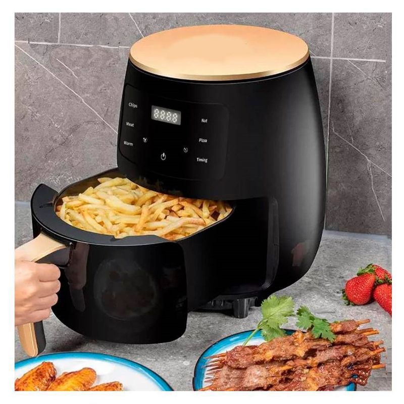 Freidora-Aire-Airfryer-Digital-6-Litros-Sin-Aceite-2400W-Extra-Grande