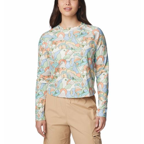 BLUSA COLUMBIA MANGA LARGA BOUNDLESS TREK™ MARRÓN PARA MUJER