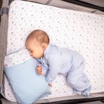 Juego-de-Sabanas-para-Cuna-Premium-Celeste-Estrellas-Maternelle