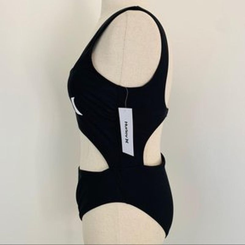 Ropa-De-Baño-MonoKini-Hurley-Una-Pieza-Mujer-Negro---Talla-S