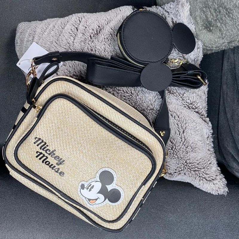Cartera-Crossbody-Disney-Mickey-Mouse---Beige