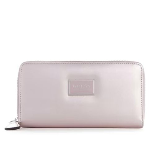 Billetera para Mujer Guess ABREE SLG SLIM Zip Around - Pink Metallic ×