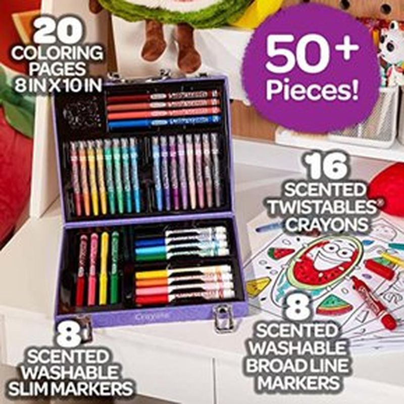 Crayola-Silly-Scents-Mini-Estuche-Artistico-50Pcs