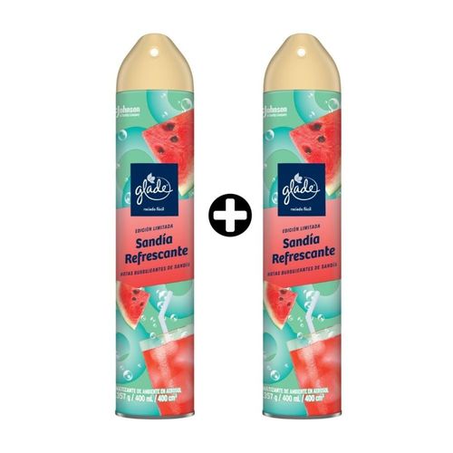 COMBO 2 Ambientadores Aerosol Glade Sandia 400ml