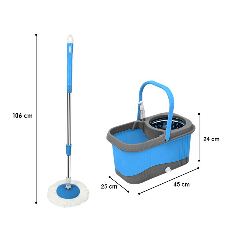 Balde-Escurridor-Trapeador-2-Mopas-Dispensador-CL-Y-Colgador-de-Escobas-18V