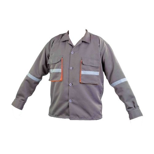 Camisa de Trabajo Drill Tec Plomo Naranja Werken - Talla L