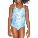 Ropa-de-Baño-Hurley-Hyper-Para-Niña-Blue-Tie-Dye---Celeste---Talla-5-6