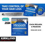 Minoxidil-en-ESPUMA-Kirkland-5--caja-sellada-6-frasco--barba-y-cabello