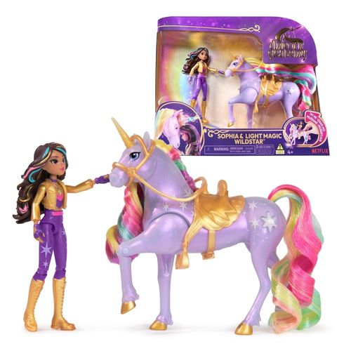 Set Muñeca Unicorn Con Luces