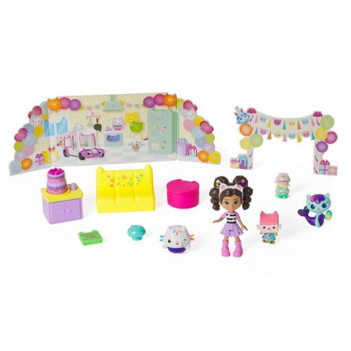 Set De Figuras Gabbys Dollhouse Cumpleaños