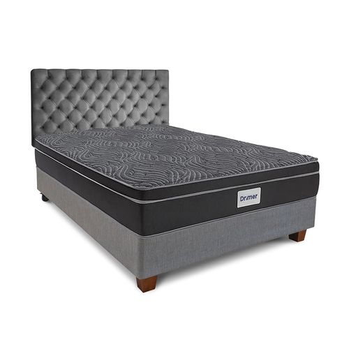 Dormitorio Americano Gris Plata Ventus 2 Plazas