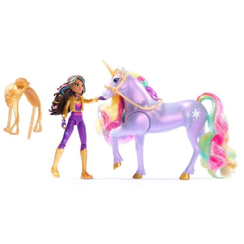 Set De Juego Unicorn Muñeca Y Unicornio