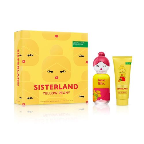 Set De Perfume Sisterland Yellow Mujer Edt 80 Ml + Body Lotion 75 Ml