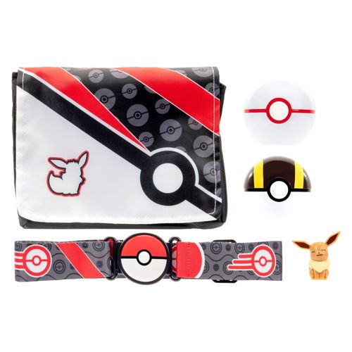 Set Bandolera Pokemon Pokebola Eevee