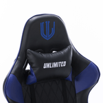 Silla-Gamer-Premium-UNLIMITED-GOD-Azul-180-Grados-con-Posapies