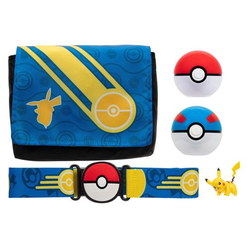 Set Bandolera Pokemon Pokebola Pikachu