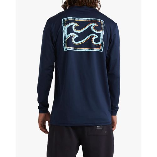 LYCRA PARA HOMBRE MANGA LARGA CRAYON WAVE AZUL BILLABONG