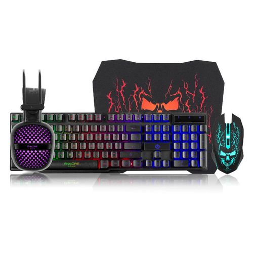 Combo Gamer 4 en 1 Brain 4 Enkore - ENT G1005