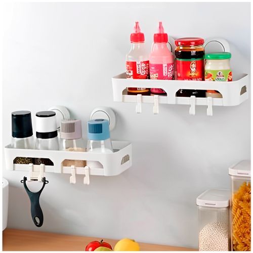 Organizador Colgante de Cocina CondimenteroEstante con Ganchos B69 X2UND