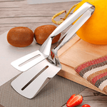 Pinza-Espatula-Doble-de-Acero-Inoxidable-para-Cocina-Multiusos-