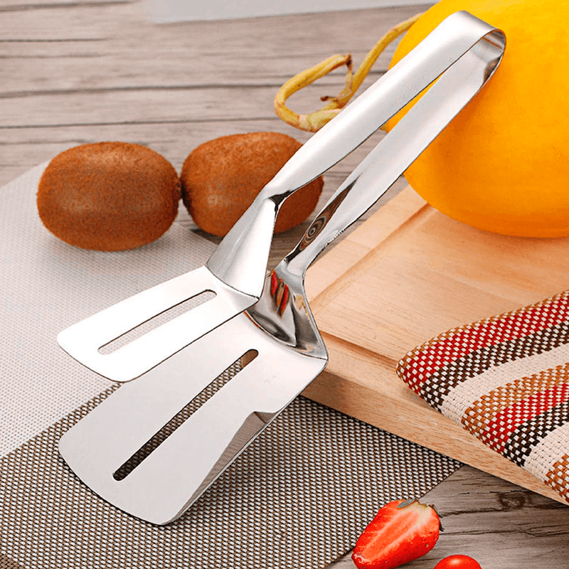 Pinza-Espatula-Doble-de-Acero-Inoxidable-para-Cocina-Multiusos-