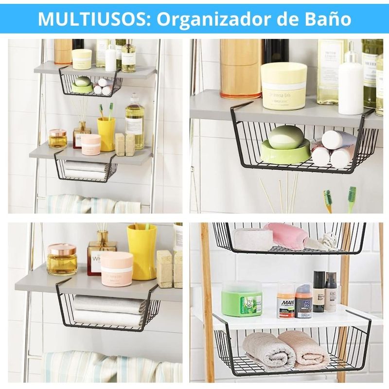 Canasta-Organizador-Colgante-Almacenamiento-Cocina-Negro-228C