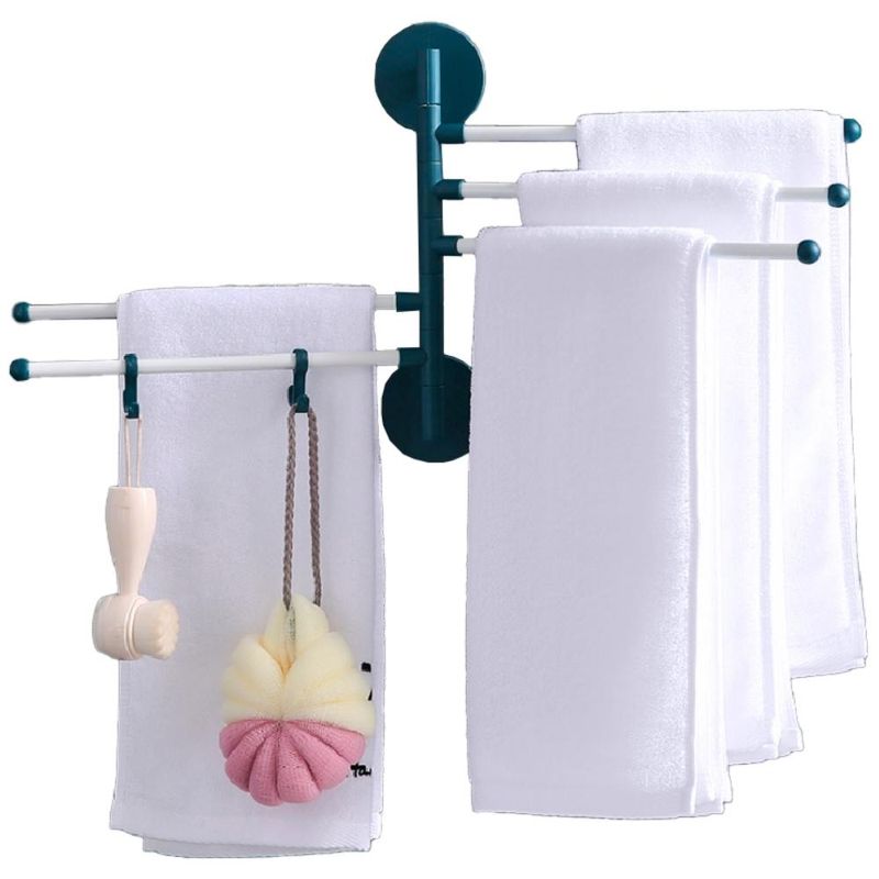 Toallero-Giratorio-Organizador-Colgador-Porta-Toallas-para-Baño-Cocina-AZ-T90