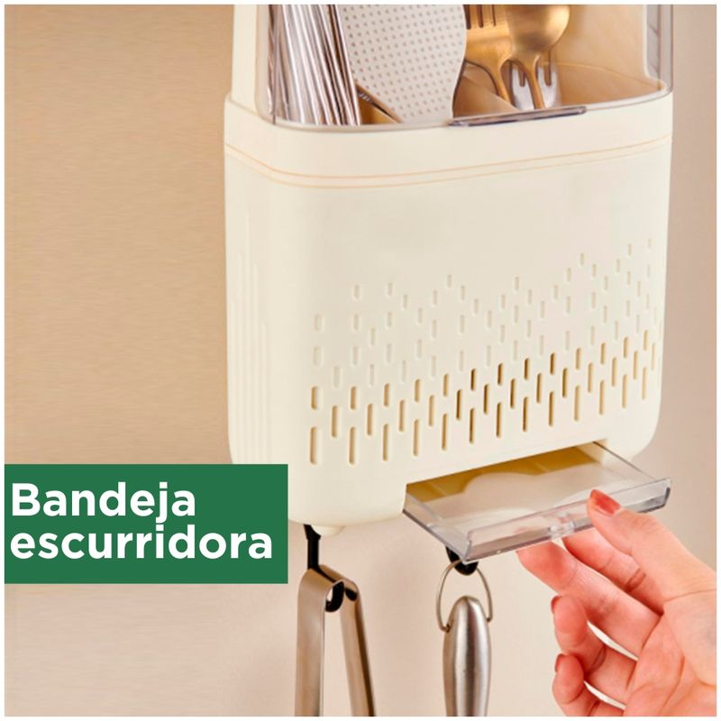 Organizador-Colgante-Porta-Cubiertos-Cuchillos--con-Escurridor-para-Cocina-39V