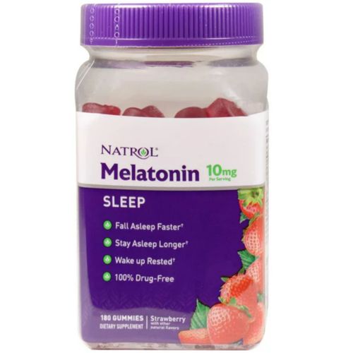 Melatonina en Gomitas Natrol 10 mg - 180 gomitas