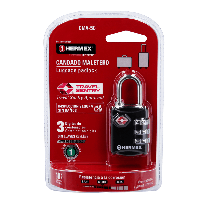 Candado-maletero-de-combinacion-27-mm-seguridad-TSA-Hermex