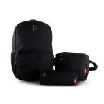 Tripack-Lonchera-Cartuchera-Porta-Portamar-Negro-Escolar-Juvenil-Unisex-