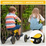 Bicicleta-Triciclo-3-en-1-plegable-para-niños-T80-Trimily-Amarillo