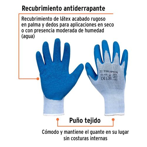 Guantes jardinería uso general Guantes Protección contra cortes talla M Truper