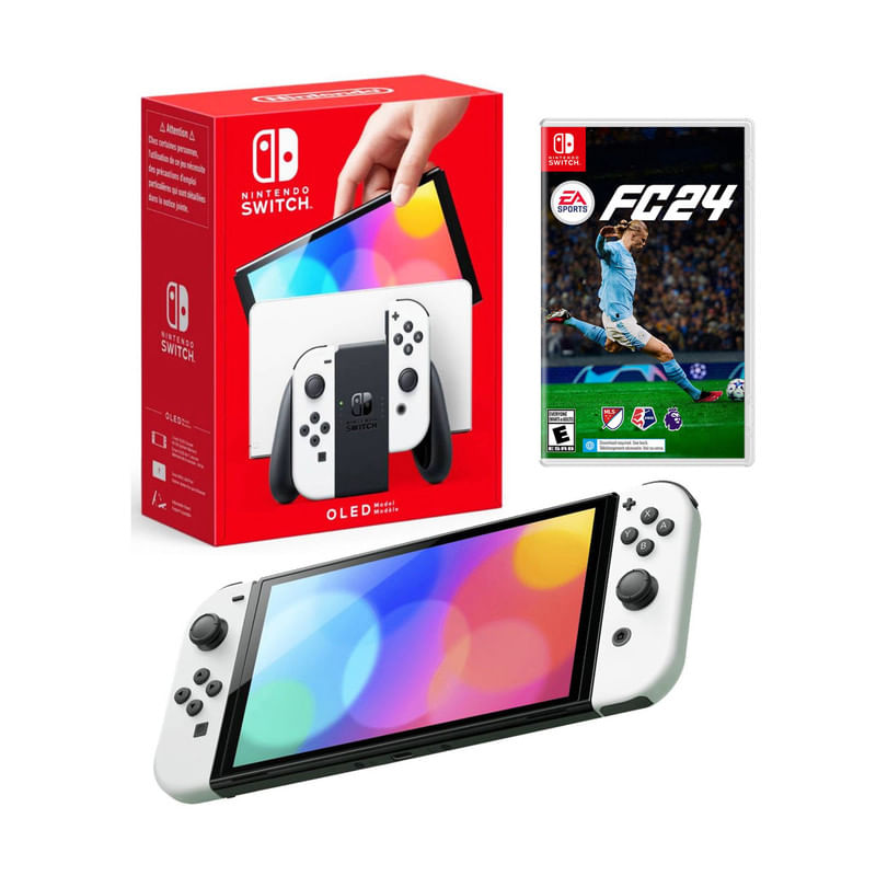 Consola-Nintendo-Switch-Oled-Blanca---EA-Sports-FC-24