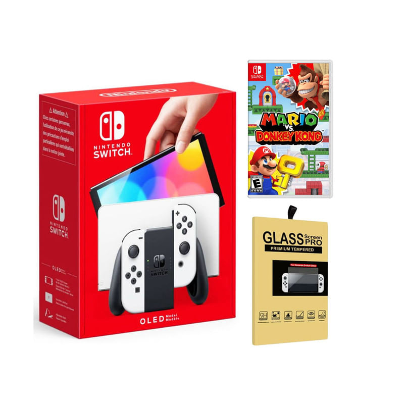 Consola-Nintendo-Switch-Blanca---Mario-VS-Donkey-Kong---Mica