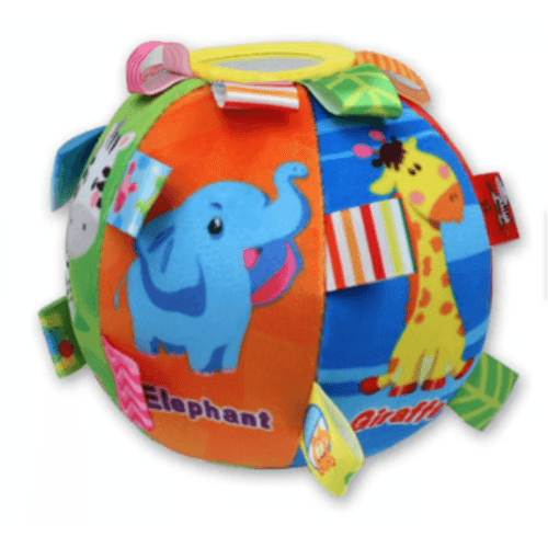 Pelota Multicolor con Sonido para Bebés - GLOBAL KIDS